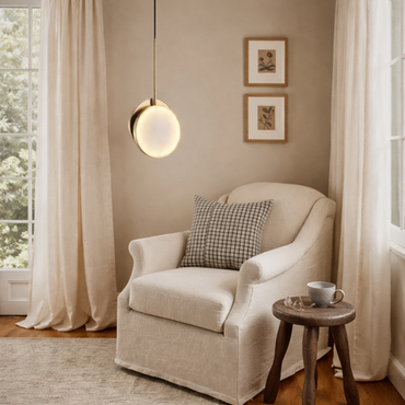 Suspension Béatrice Moonshade Alabaster