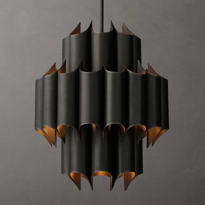 Clara Lustre Ruban Sculptural en Laiton