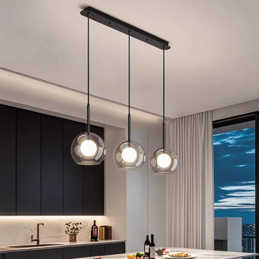Sophie Omega Suspension Multi-têtes en Verre