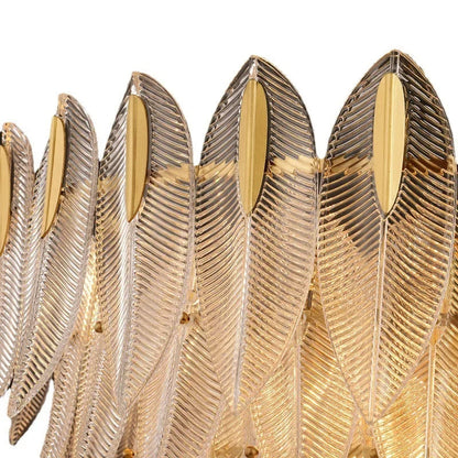 Lustre artisanal Beatrice Glass Leaf