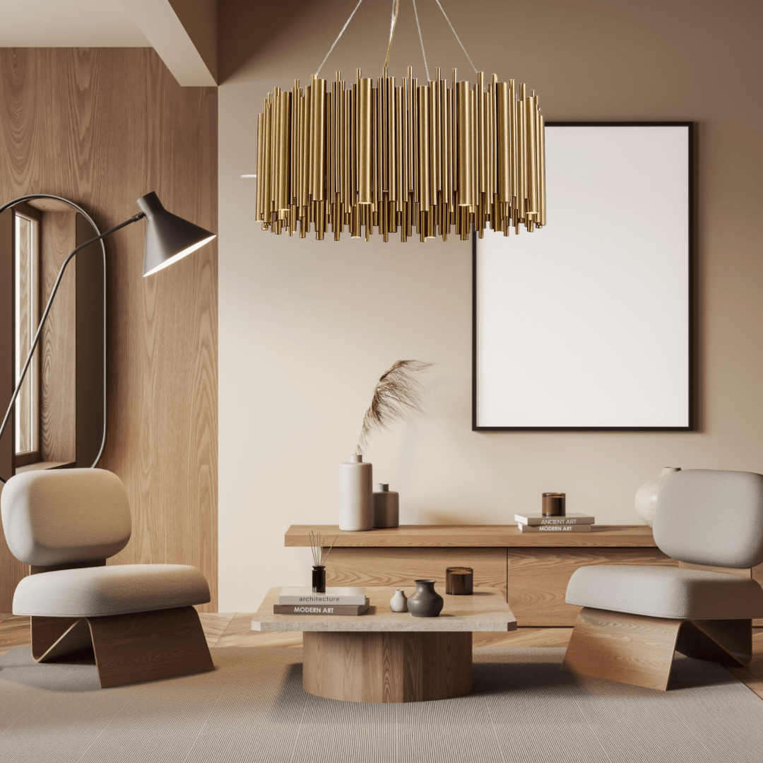 Adeline Golden Nest Chandelier Artisanal