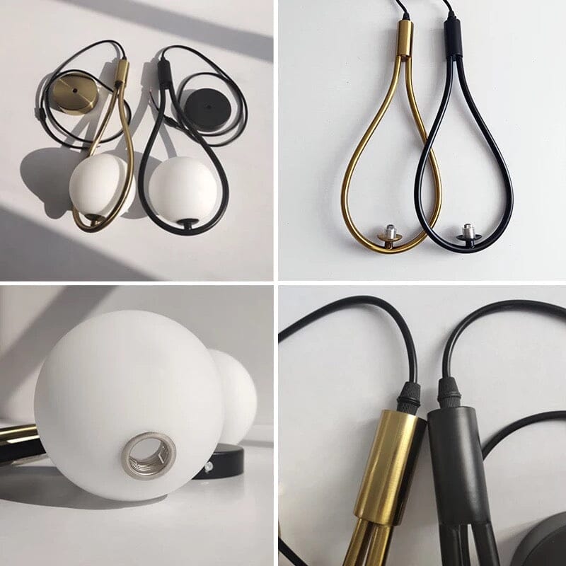 Suspension gouttelette moderne Margaux