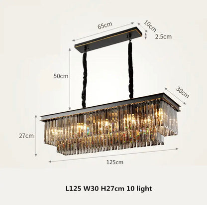 Florence Cascading Grey Crystal Royal Chandelier
