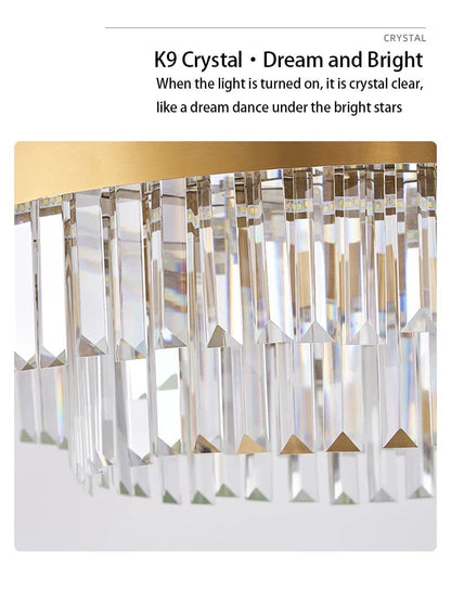 Celeste Orion Handcrafted Crystal Chandelier