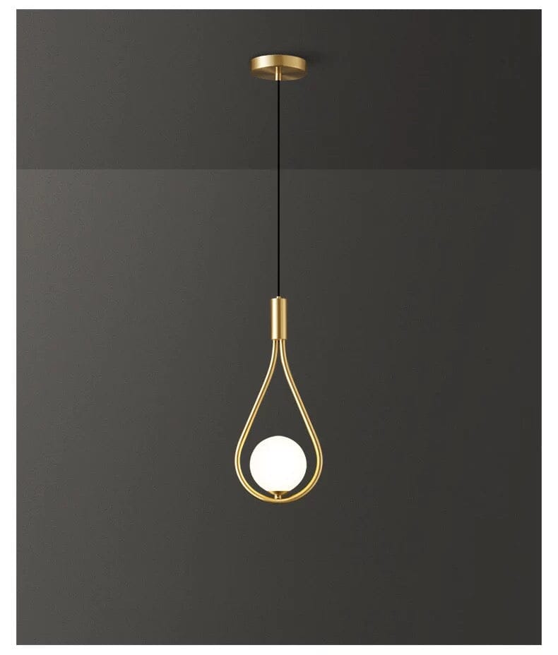 Suspension gouttelette moderne Margaux