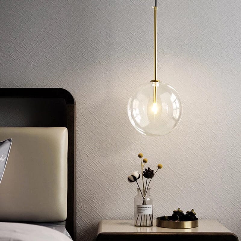 Suspension Elodie en verre scandinave