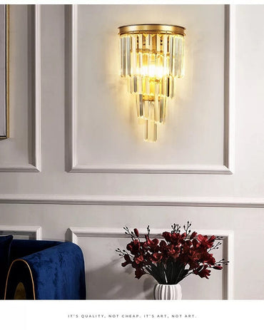 Applique murale Chantal de Luxe Crystal Royal