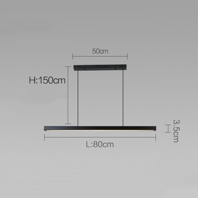 Juliette Suspension Linéaire Minimaliste