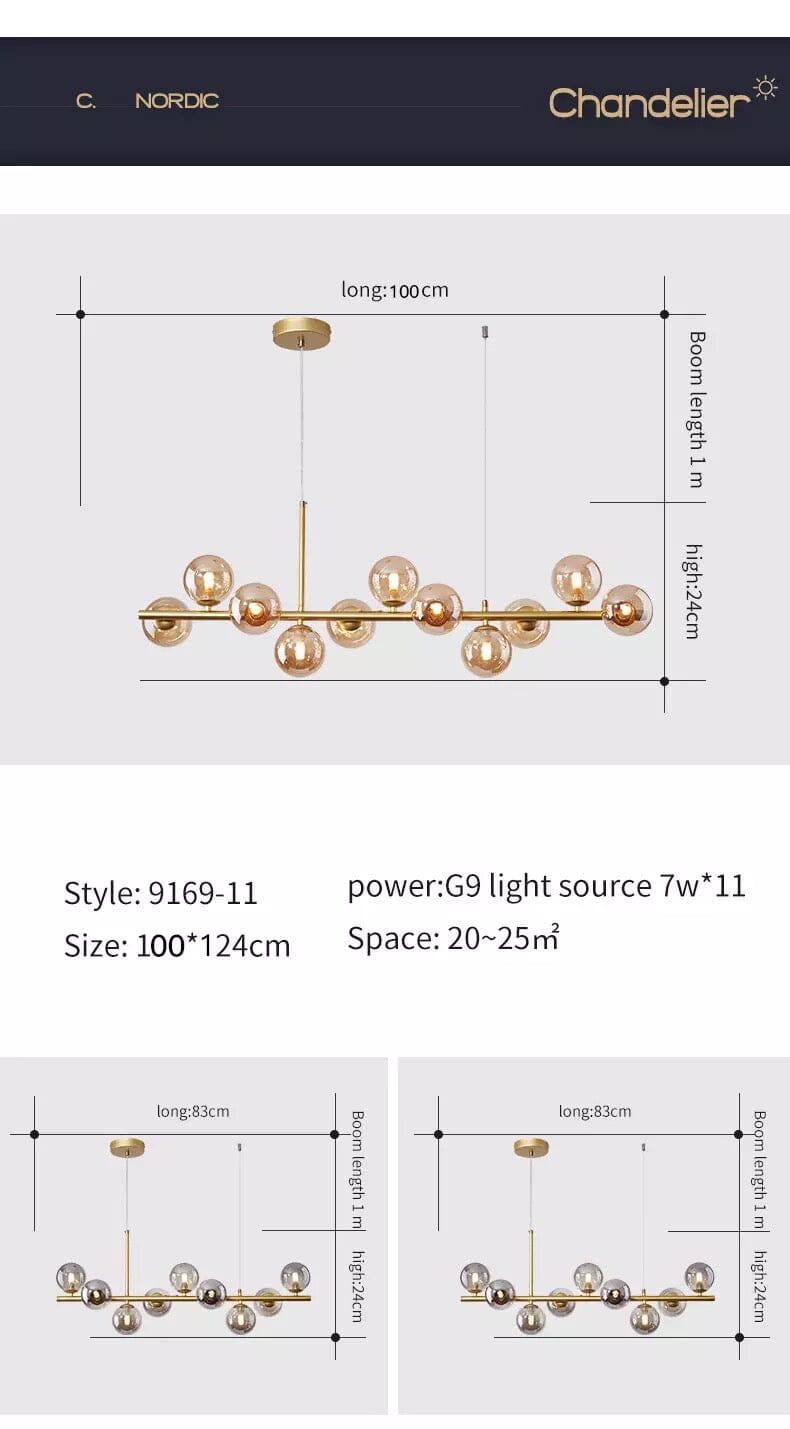 Mireille Customizable Visage Chandelier