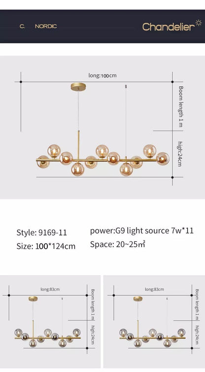 Mireille Customizable Visage Chandelier