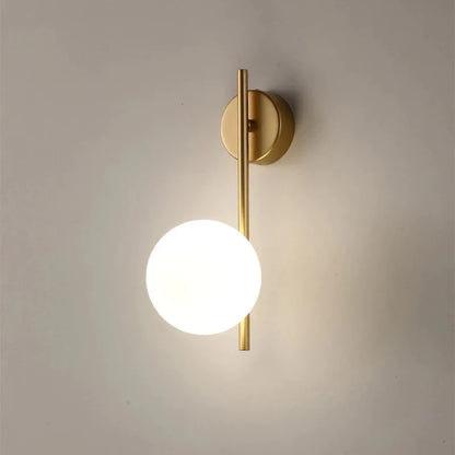 Amélie Nordic Wall Lamp with Frosted Glass Design