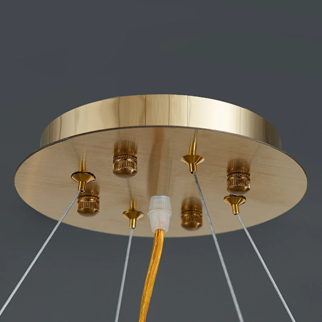 Adeline Golden Nest Chandelier Artisanal
