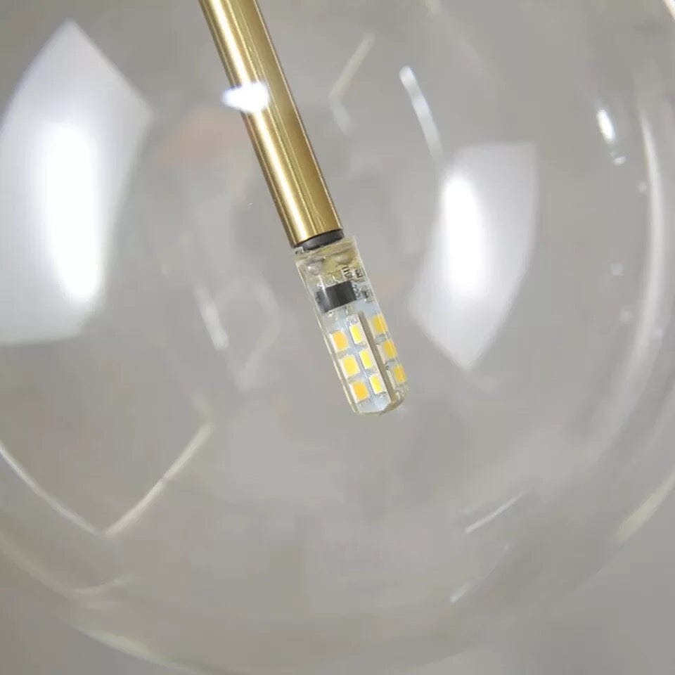 Suspension Elodie en verre scandinave