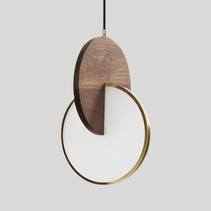Suspension Béatrice en bois d'inspiration italienne