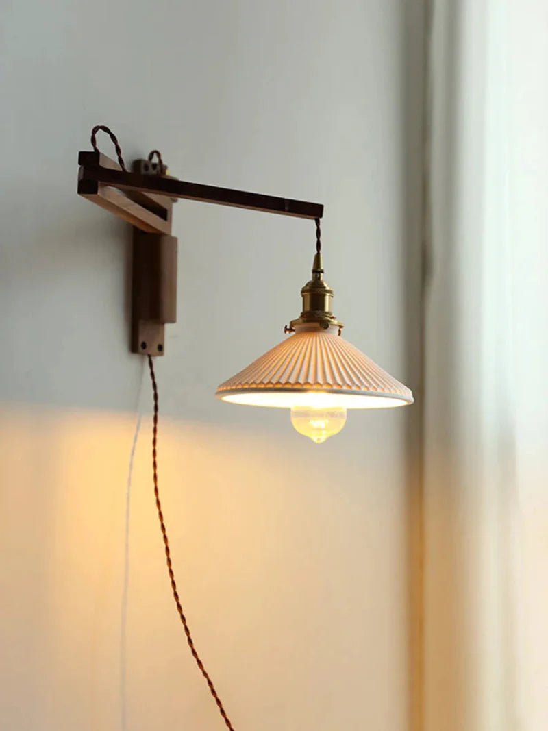 Aurélie Elmwood Adjustable Arm LED Wall Lamp