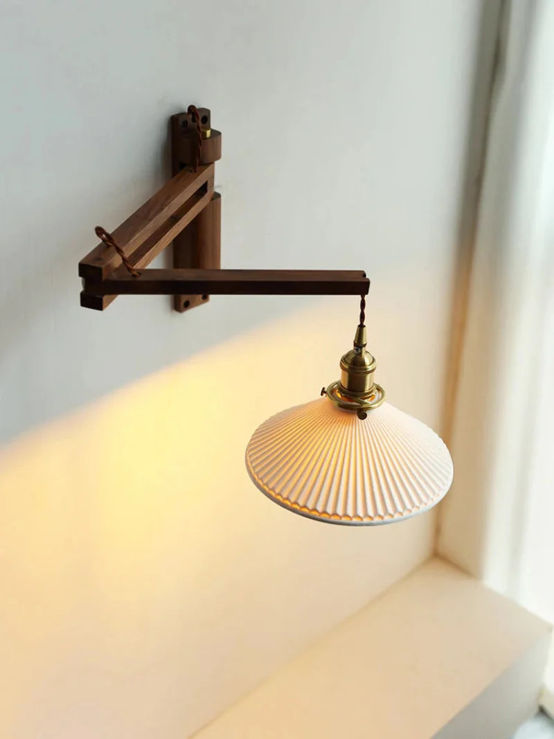 Aurélie Elmwood Adjustable Arm LED Wall Lamp
