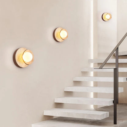 Manon Travertine Stone Wall Light