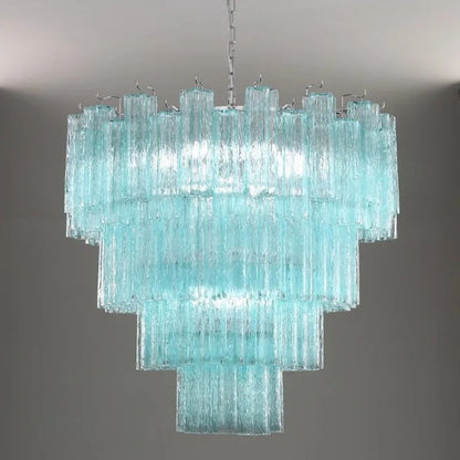 Suspension Vivienne en verre géométrique