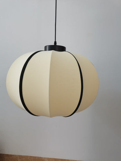 Amélie Minimal Textile Metal Pendant Light Modern Soft Glow Fixture Design