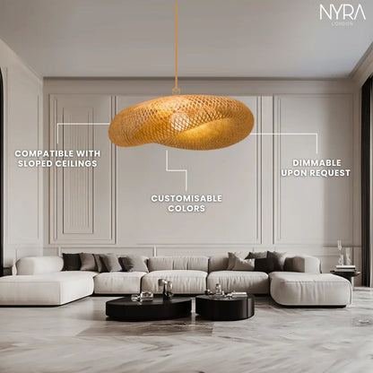 Juliette Bamboo Weaving Pendant Light