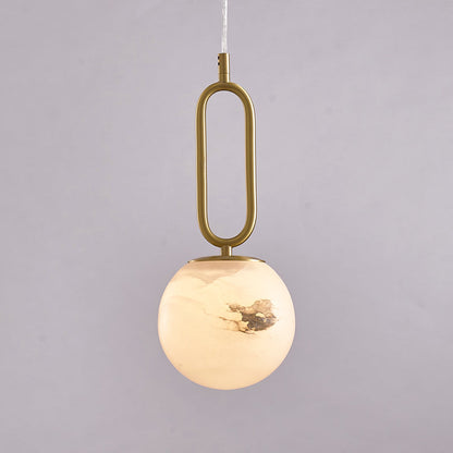 Penelope Marble Ball Pendant Light